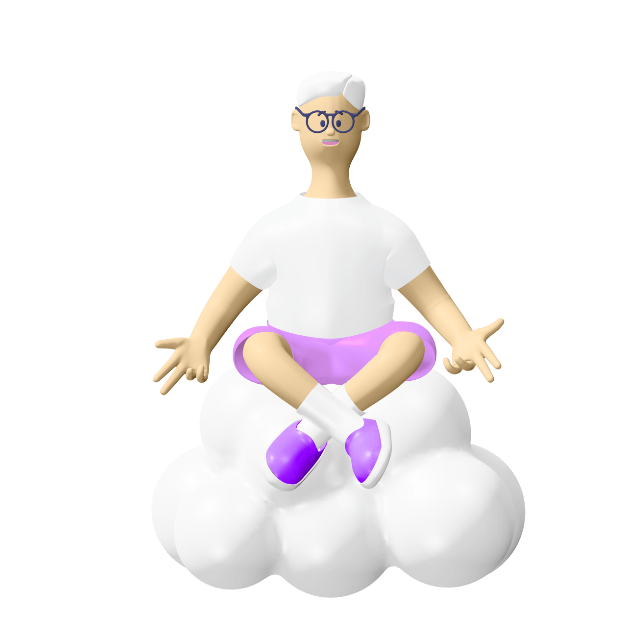 Cloud illustration representing secure connectivity