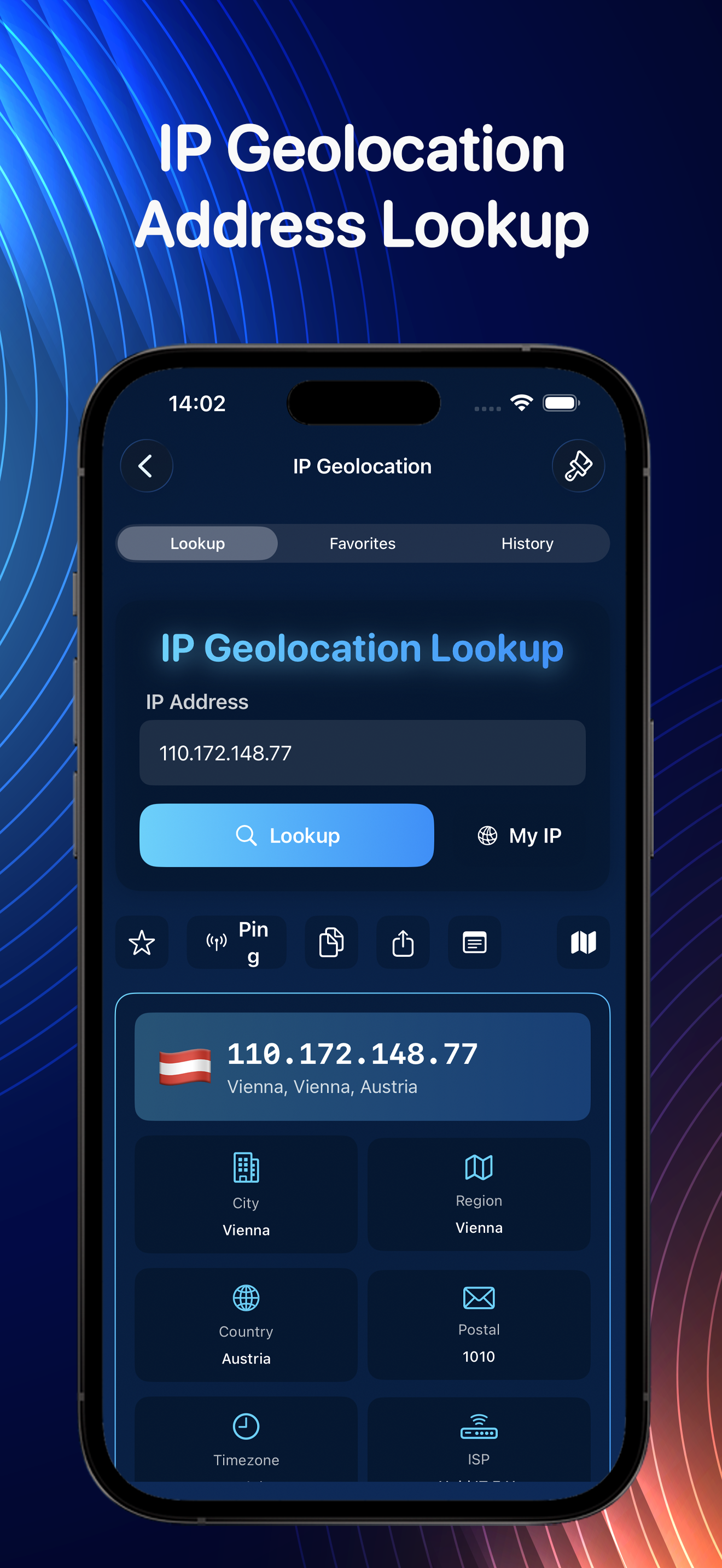 Real Network Utilities Scanner screen