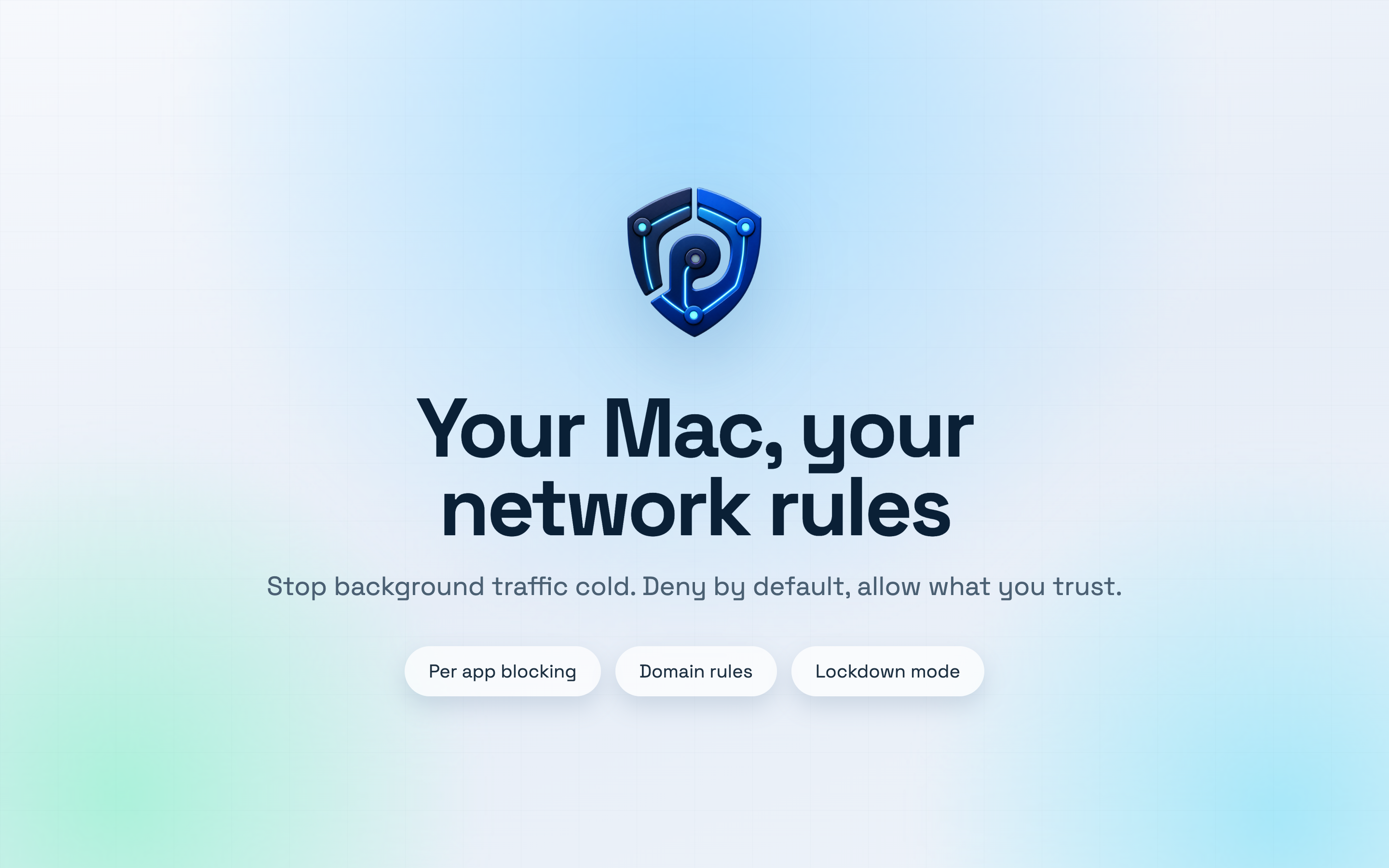 PacketWarden lockdown mode - deny by default, allow what you trust